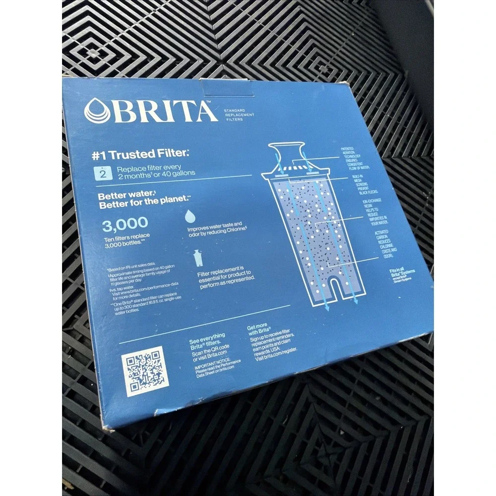 Brita Standard Replacement Water Filter - 10 Pack - Brand
